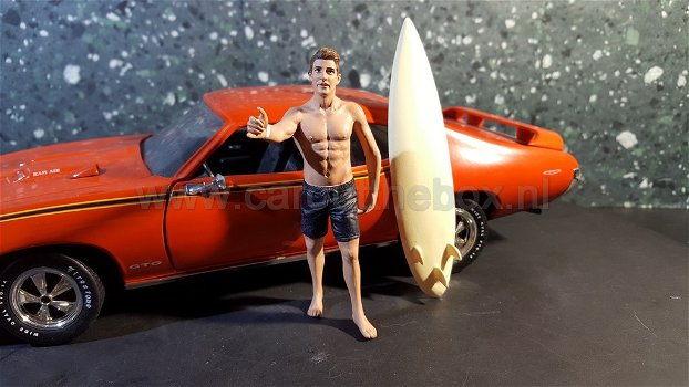 Diorama figuur SURFER JAY AD049 1:18 - 0