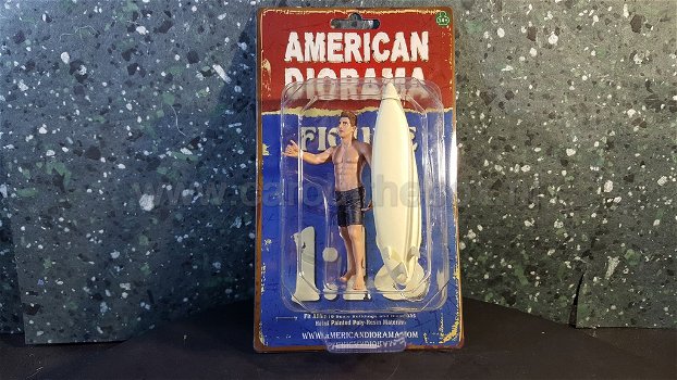 Diorama figuur SURFER JAY AD049 1:18 - 2