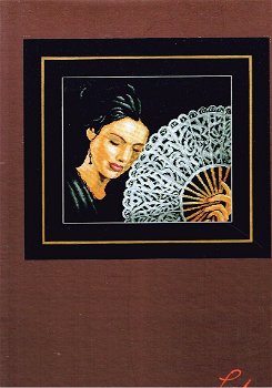 AANBIEDING LANARTE BORDUURPAKKET, WOMAN WITH A FAN 330 - 0