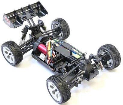 RC Auto Buggy Focus 1/18 brushless versie 2.4Ghz - 1