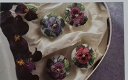 Borduurpatroon viooltjes in kruissteek - 1 - Thumbnail
