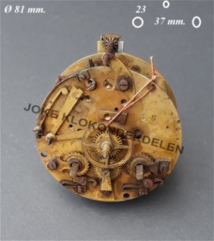 = Pendule uurwerk = Japy Fréres =42132 - 0