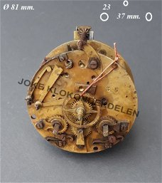 = Pendule uurwerk = Japy Fréres =42132