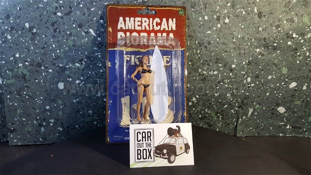 Diorama figuur SURFER CASEY AD057 1:18 - 3