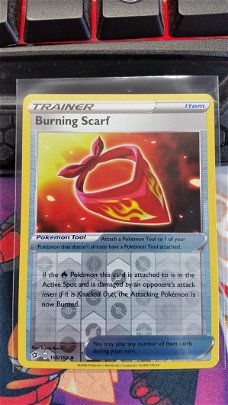 Burning Scarf  155/192  Uncommon (reverse) Sword & Shield: Rebel Clash