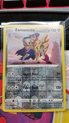 Zamazenta  140/192  Rare (reverse) Sword & Shield: Rebel Clash