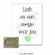 Cadeauset kaart + frans zeepje olijf - l'amour et savon cadeautjes - 1 - Thumbnail