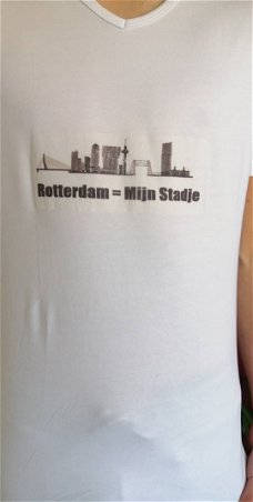 Shirts skyline van Rotterdam 