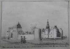 Slot van Liesveld tekening 1733 H. van Essen