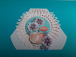 6 Dubbele kaart maak set / parfum