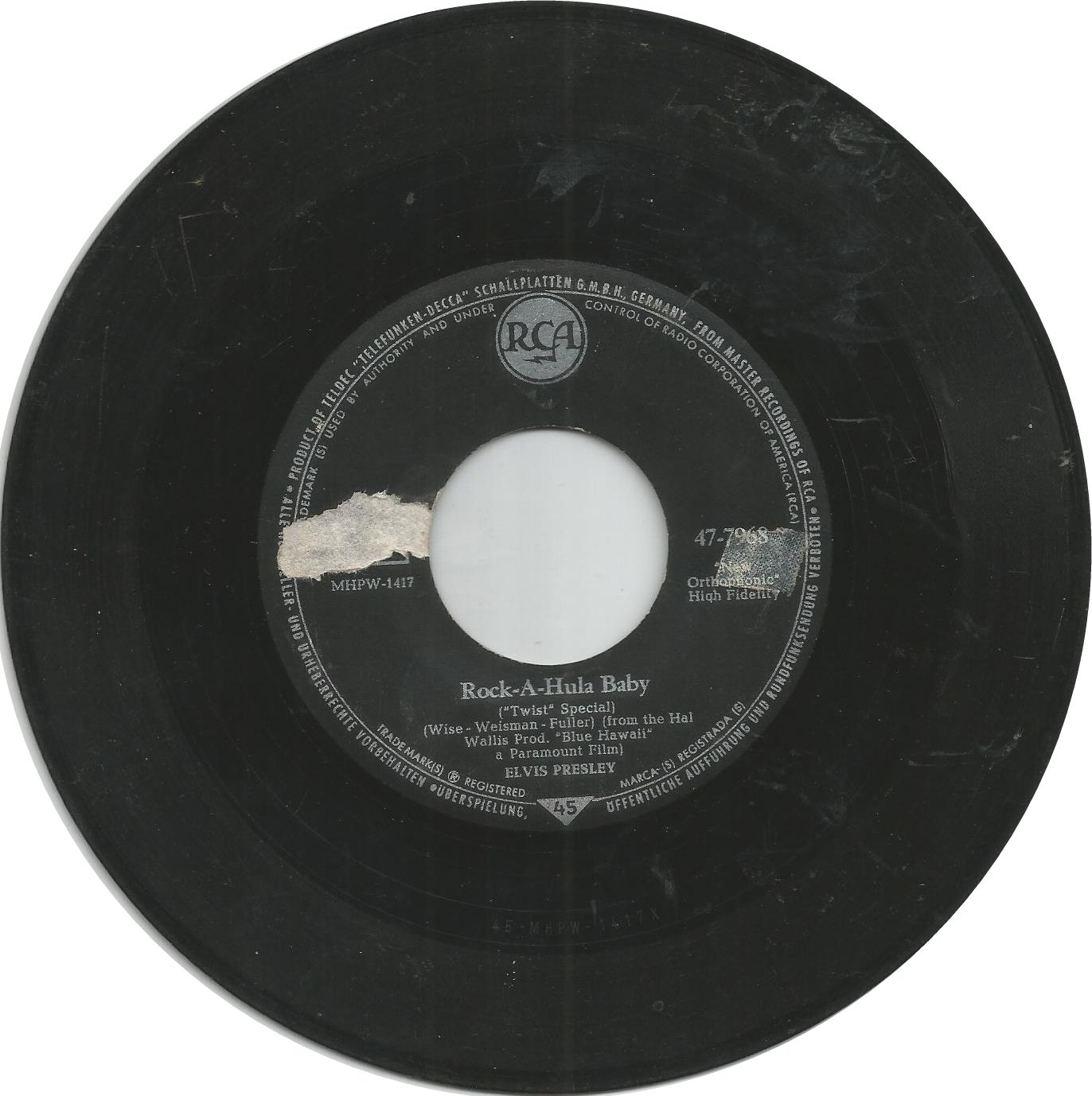 Elvis Presley – Rock-A-Hula Baby (1961) - nr. 1