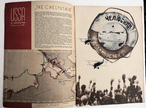 [Noordpool] USSR in Construction 1934 Nr. 10 Chelyuskin - 1