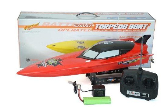 RC speedboot Torpedo 2052 rood 75 cm RTR - 1