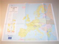 Landkaart Van De Lidstaten Van De Europese Unie 1e KW 1999