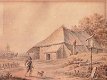 Pieter Barbiers II (1749 - 1842) Landschap met boerderij en figuren - 0 - Thumbnail