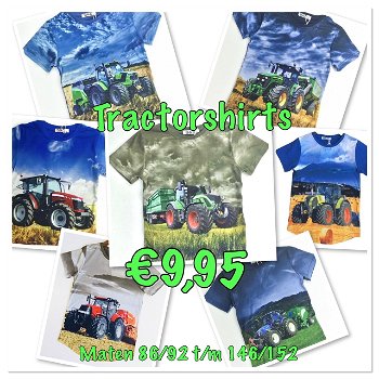Heel veel nieuwe tractor shirts €9,95 - 0