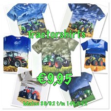 Heel veel nieuwe tractor shirts €9,95