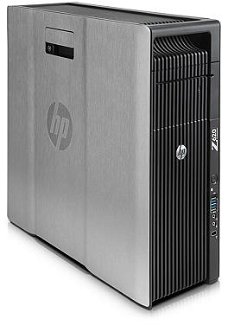 HP Z620 Workstation, 1x 8C E5-2690 2.90 GHz, 64GB (8x8GB) DDR3, 256GB SSD + 1TB HDD SATA/DVDRW, 