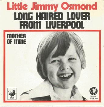 Little Jimmy Osmond ‎– Long Haired Lover From Liverpool (1972) - 0