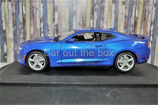 Chevrolet Camaro SS blauw 1:18 Maisto - 1