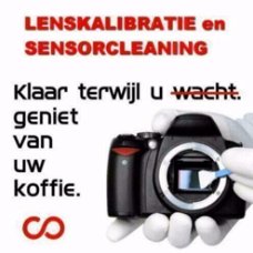 Sensor reiniging cleaning # Lenskalibratie Kalibratie