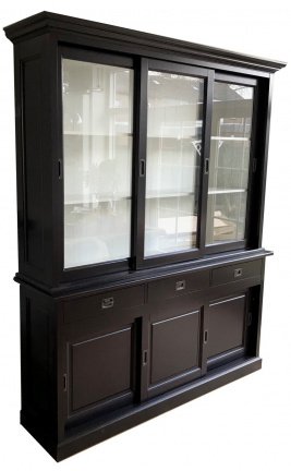 Buffetkast Horst blauw - wit 180 x 50/40 x 220cm - nr. 1