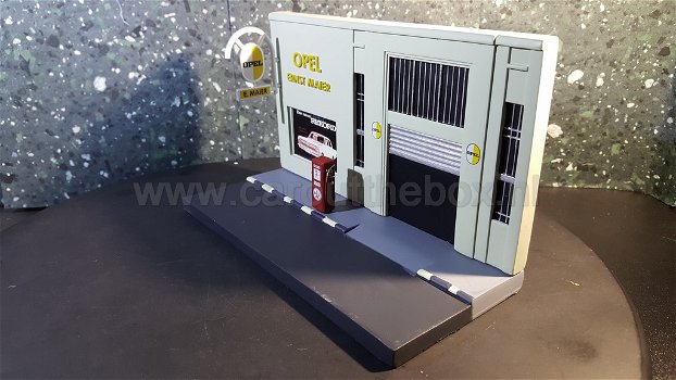 Opel garage diorama 1:43 Atlas - 4