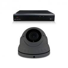 Camerabewaking set van  1 tot 8 Dome camera 's – 4MP 2K HD – Analoog 