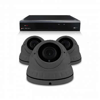 Camerabewaking set van 1 tot 8 Dome camera 's – 4MP 2K HD – Analoog - 6
