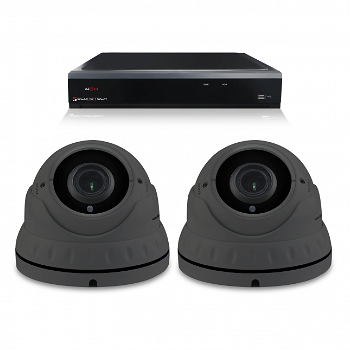 Camerabewaking set van 1 tot 8 Dome camera 's – 4MP 2K HD – Analoog - 7