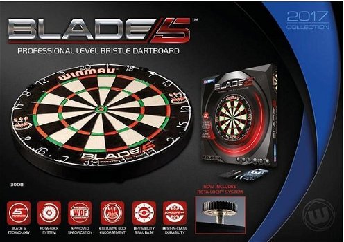 Dartborden van Winmau de Blade 5 Dartbord - 1