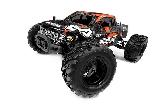 Ishima Mohawk electro monster truck 4WD 2.4Ghz RTR - Rood - 0