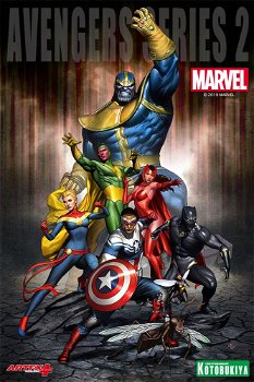 HOT DEAL Kotobukiya Marvel Universe Avengers ARTFX+ Thanos Statue - 5