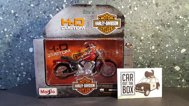 Harley Davidson 1984 Softail bruin 1:18 Maisto - 4