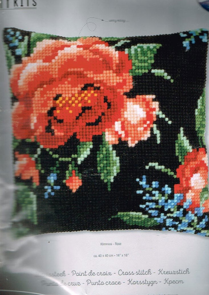 VERVACO BORDUURPAKKET KUSSEN, KLIMROOS 605 - nr. 1