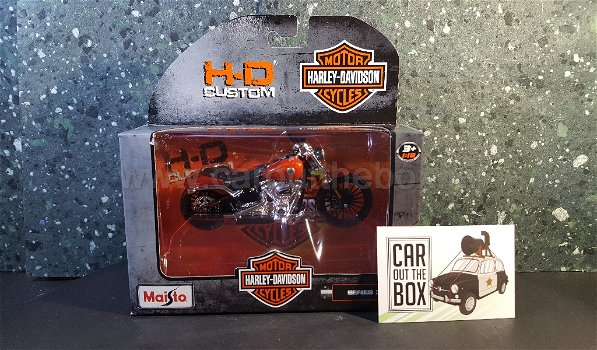 Harley Davidson 2016 Breakout oranje 1:18 Maisto - 4