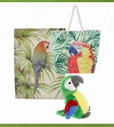 Combinatievoordeel Papagaai schilderij shopper deurstopper sale - €20 korting