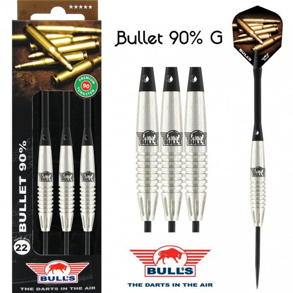 Dartpijlen BULL'S Bullet B 90% tungsten 22-24 en 24 gram - nr. 1