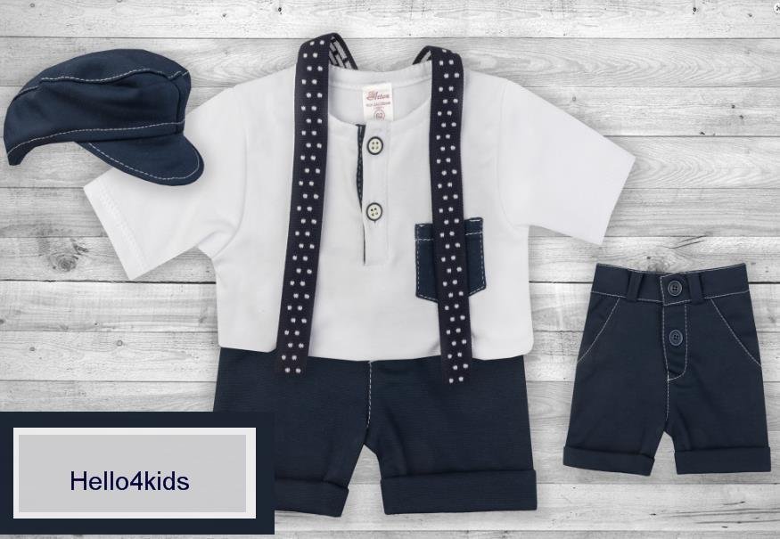 new baby kostuumpje bruidsjonker pakje doop korte broek - Afbeelding 2