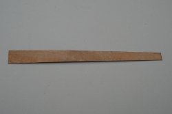 Extra lange veerblad 105 mm voor slingerveer voor Friese staartklok = op maat te maken =