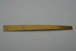 Extra lange veerblad 105 mm voor slingerveer voor Friese staartklok = op maat te maken =