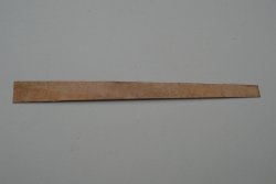 Extra lange veerblad 105 mm voor slingerveer voor Friese staartklok = op maat te maken =