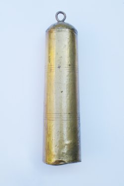 Messing gewicht voor Friese klok. 3161 gr.