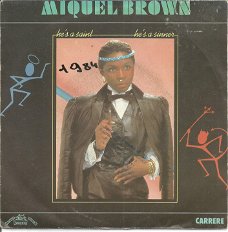 Miquel Brown ‎– He's A Saint He's A Sinner (FRA - 1984)
