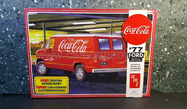 Ford Van And Vending Machine COCA COLA 1:25 AMT - 0