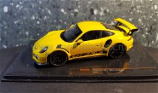 Porsche 911 GT3 RS 2017 geel 1:43 Ixo