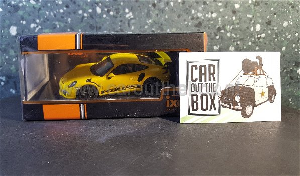 Porsche 911 GT3 RS 2017 geel 1:43 Ixo - 4