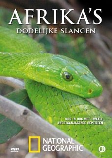 Afrika's Dodelijkste Slangen (DVD) National Geographic Nieuw/Gesealed  