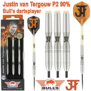 BULL'S dartpijlen Justin van Tergouw P2 90% tungsten - 0