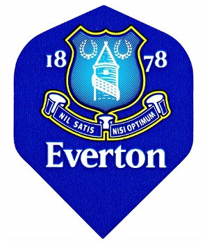 Voetbal dart flight Everton Footbal Club 75 micron - 0
